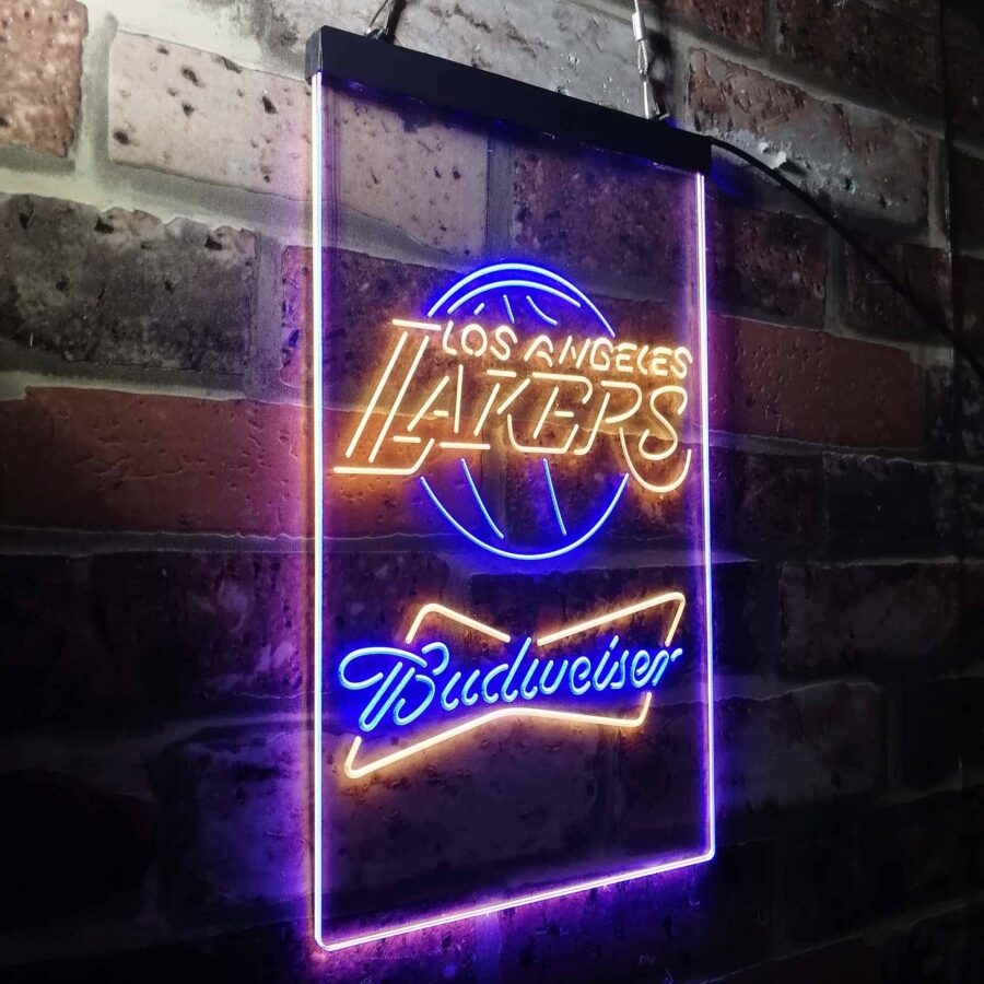 Los Angeles Lakers Budweiser Neon Like Led Sign - Image 23