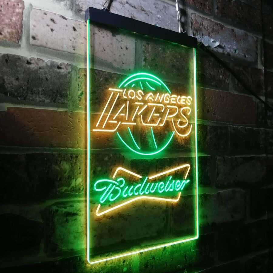 Los Angeles Lakers Budweiser Neon Like Led Sign - Image 14
