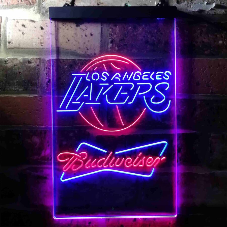 Los Angeles Lakers Budweiser Neon Like Led Sign - Image 3