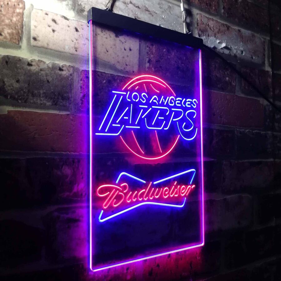 Los Angeles Lakers Budweiser Neon Like Led Sign - Image 16
