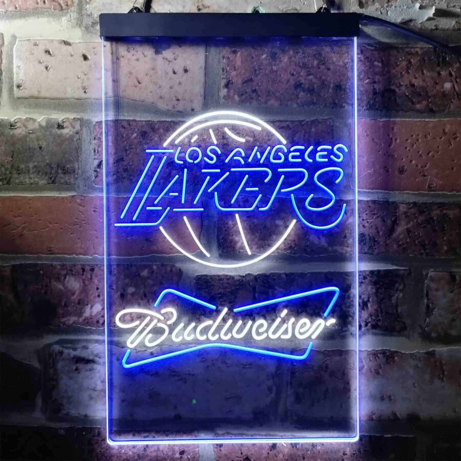 Los Angeles Lakers Budweiser Neon Like Led Sign - Image 2