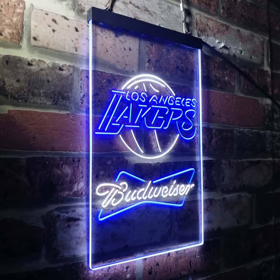 Los Angeles Lakers Budweiser Neon Like Led Sign - Image 15
