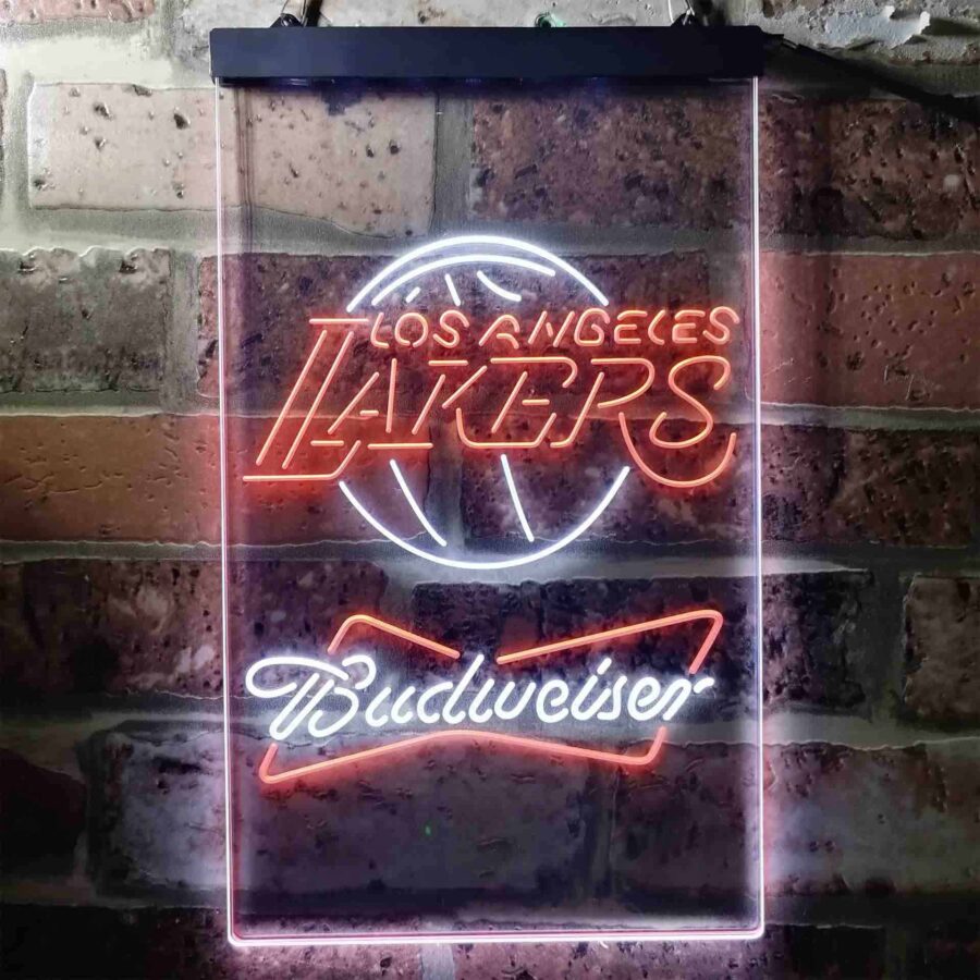 Los Angeles Lakers Budweiser Neon Like Led Sign - Image 12