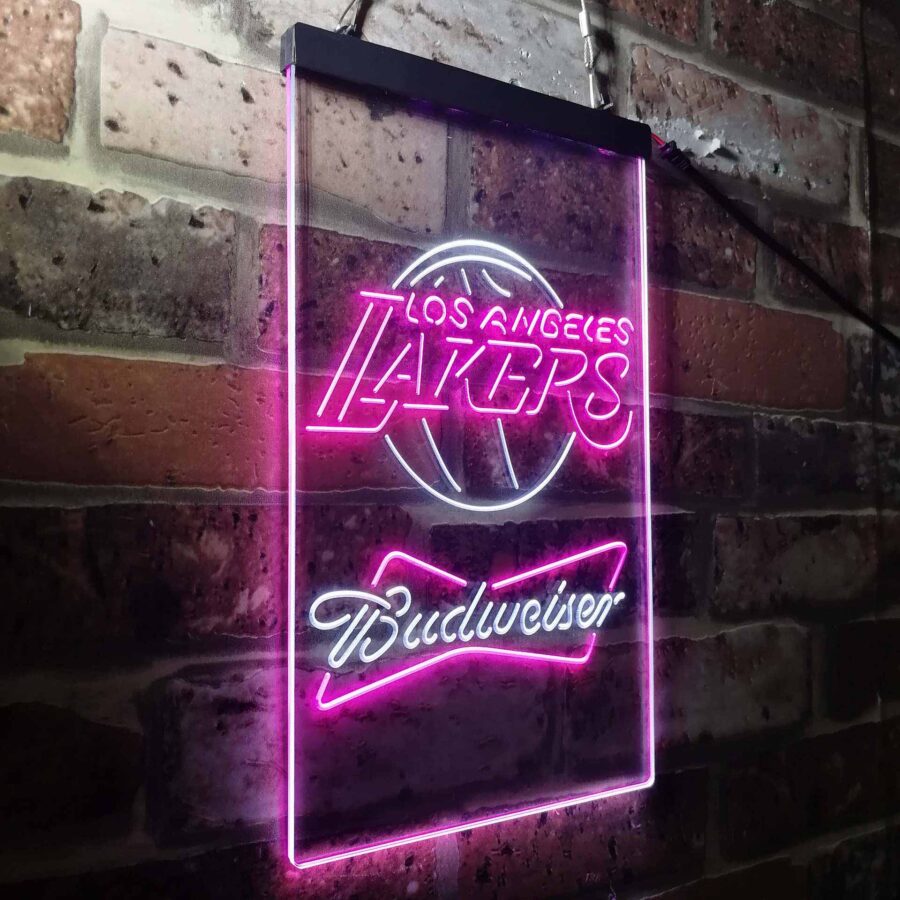 Los Angeles Lakers Budweiser Neon Like Led Sign - Image 20
