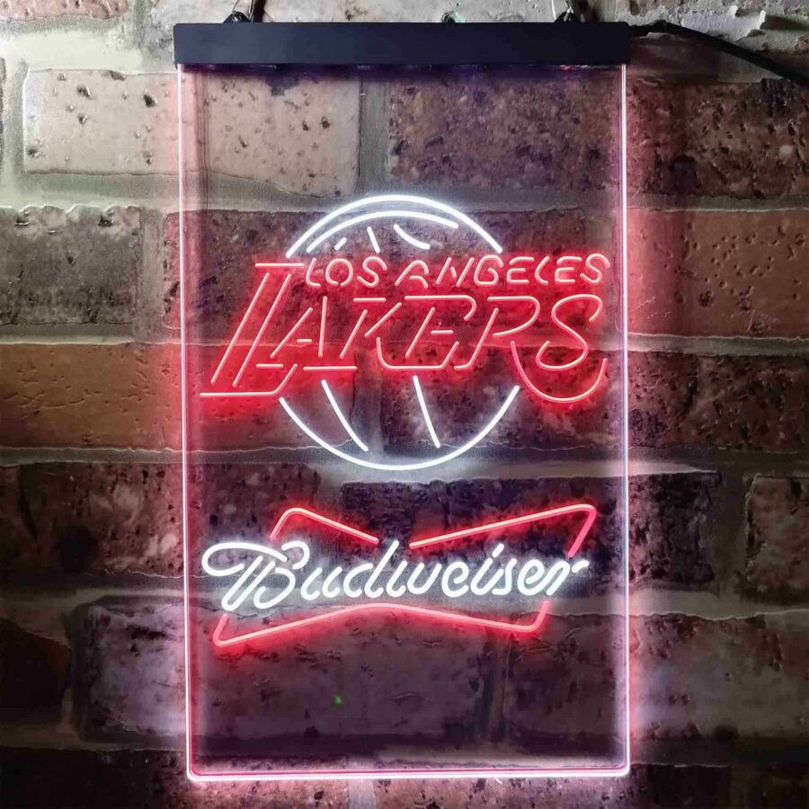 Los Angeles Lakers Budweiser Neon Like Led Sign - Image 9