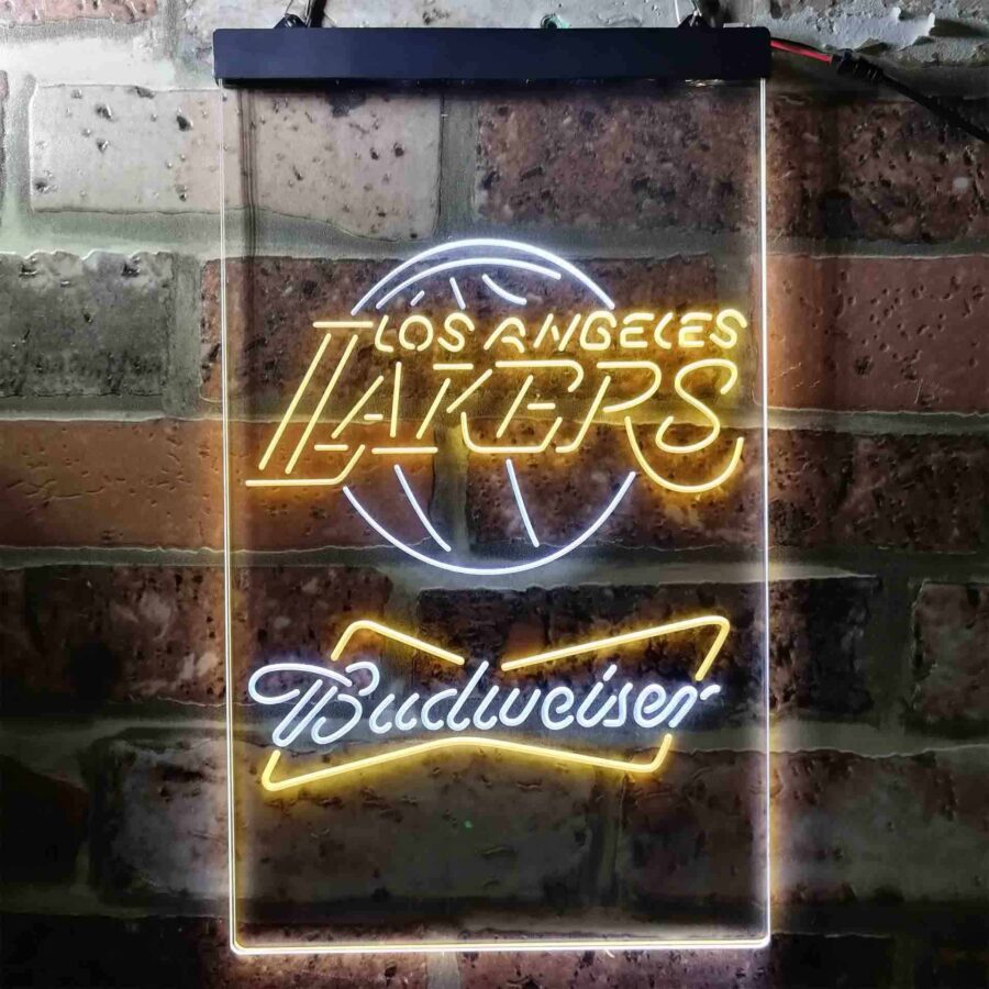 Los Angeles Lakers Budweiser Neon Like Led Sign - Image 11