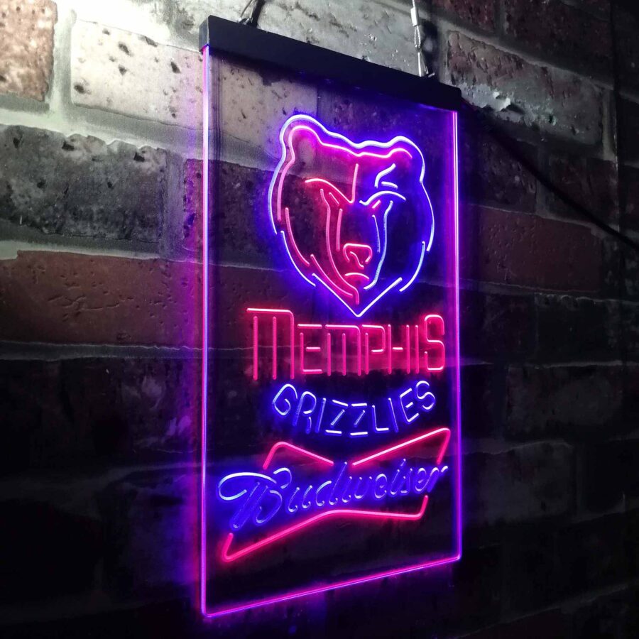 Memphis Grizzlies Budweiser Neon Like Led Sign - Image 26