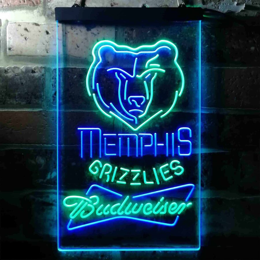 Memphis Grizzlies Budweiser Neon Like Led Sign