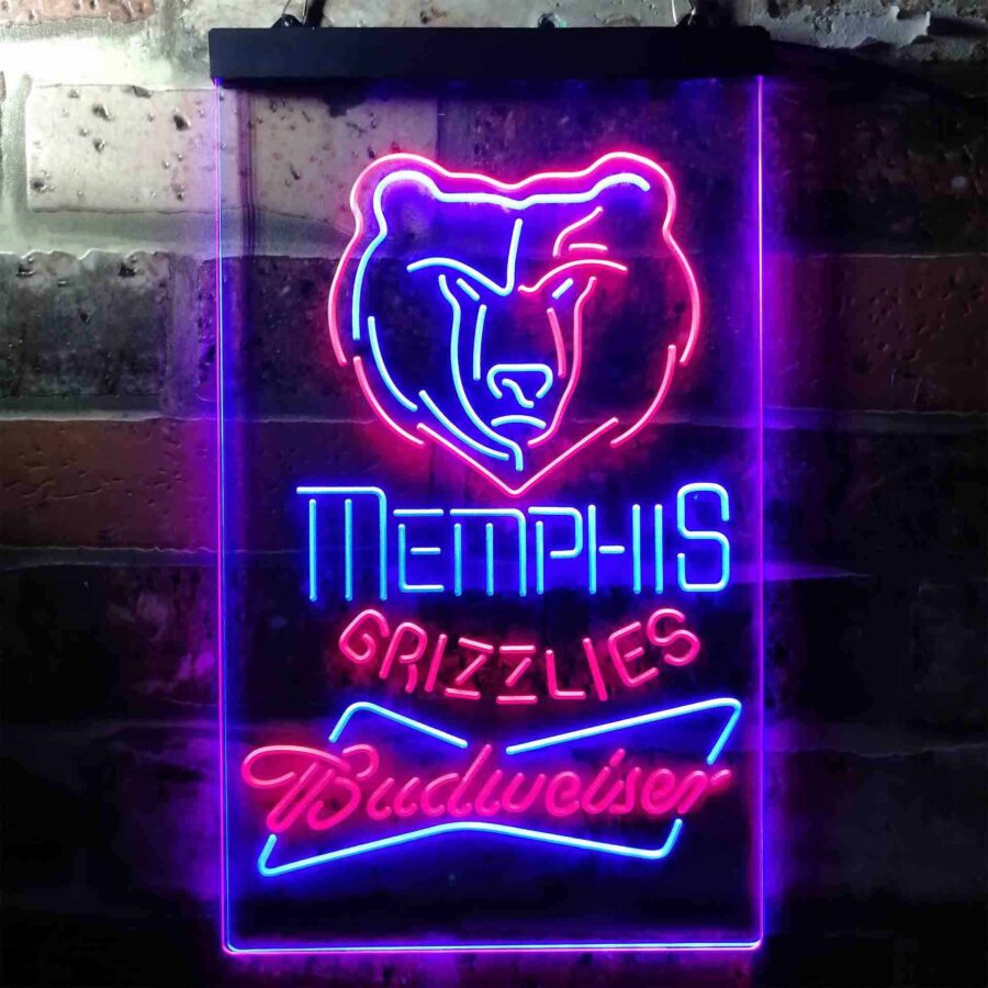 Memphis Grizzlies Budweiser Neon Like Led Sign - Image 2