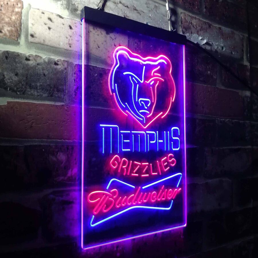 Memphis Grizzlies Budweiser Neon Like Led Sign - Image 15
