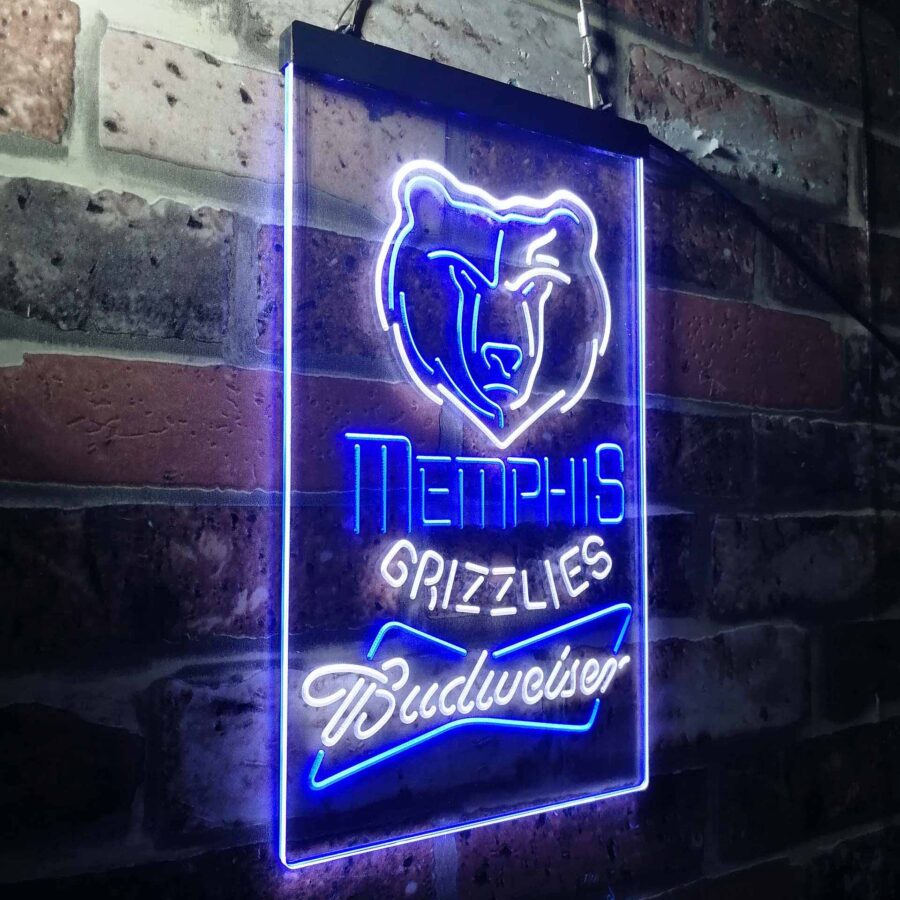 Memphis Grizzlies Budweiser Neon Like Led Sign - Image 18