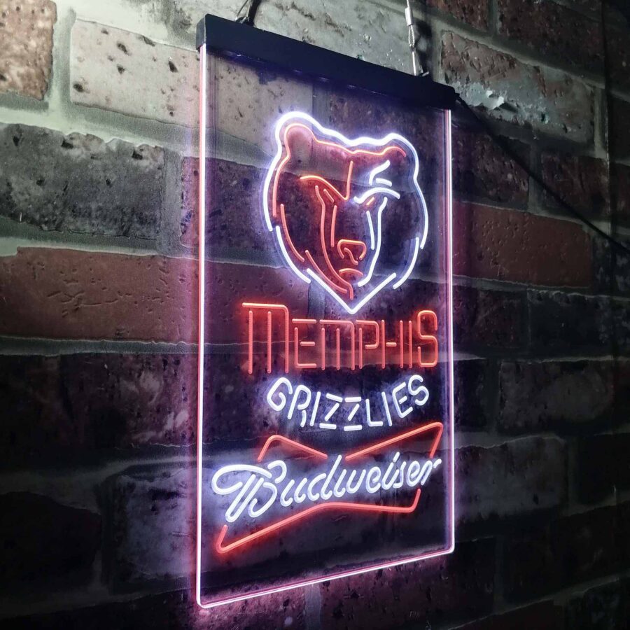 Memphis Grizzlies Budweiser Neon Like Led Sign - Image 21