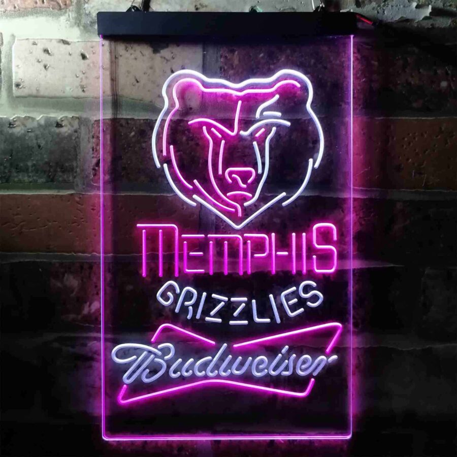 Memphis Grizzlies Budweiser Neon Like Led Sign - Image 10