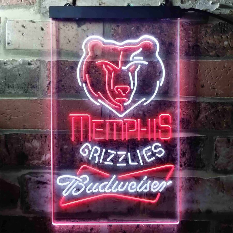 Memphis Grizzlies Budweiser Neon Like Led Sign - Image 11