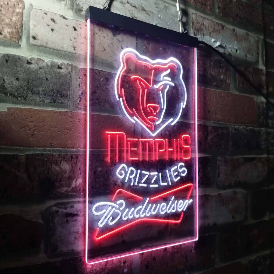 Memphis Grizzlies Budweiser Neon Like Led Sign - Image 24