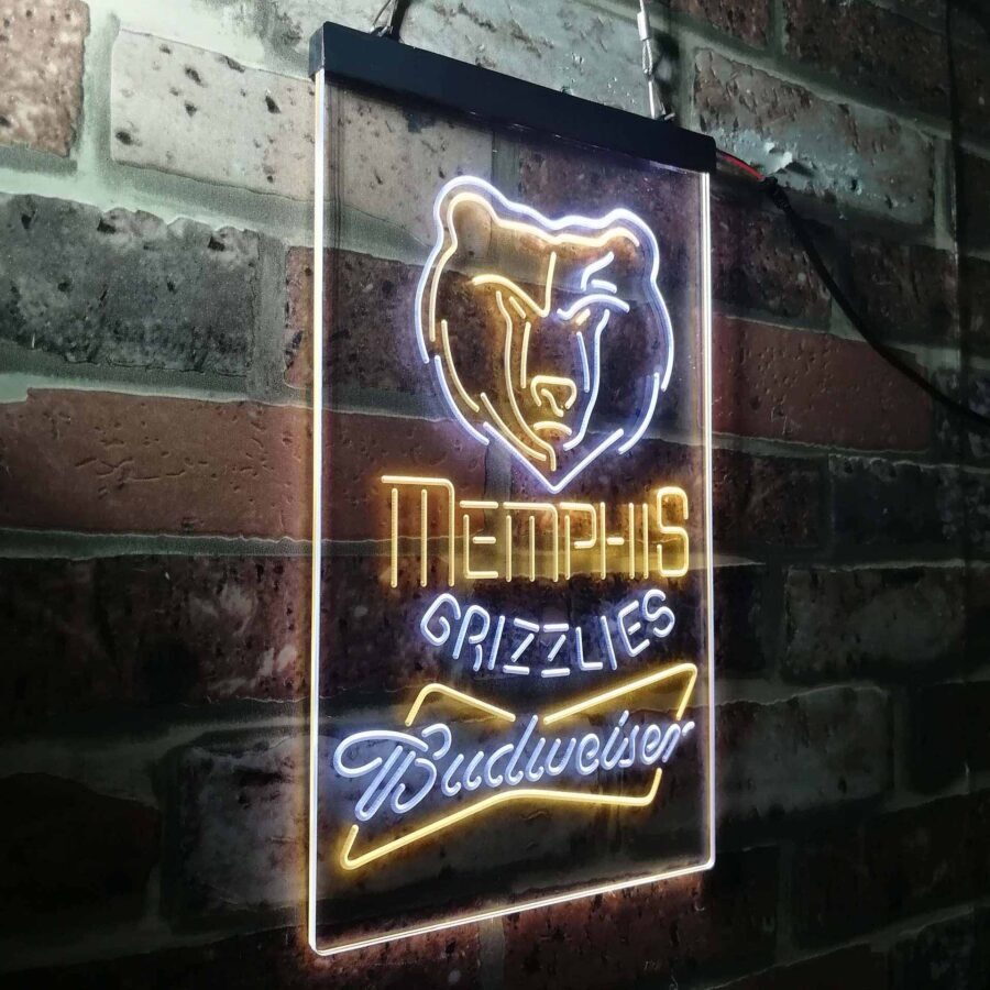 Memphis Grizzlies Budweiser Neon Like Led Sign - Image 20