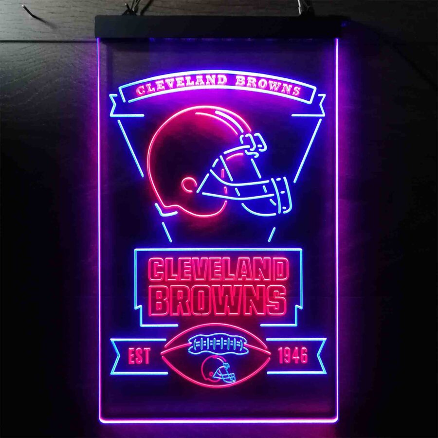 Cleveland Browns Est 1946 Led Neon Sign - Image 7