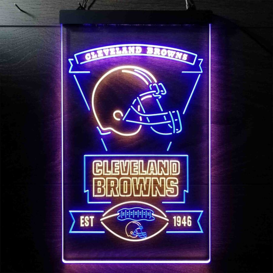 Cleveland Browns Est 1946 Led Neon Sign - Image 6