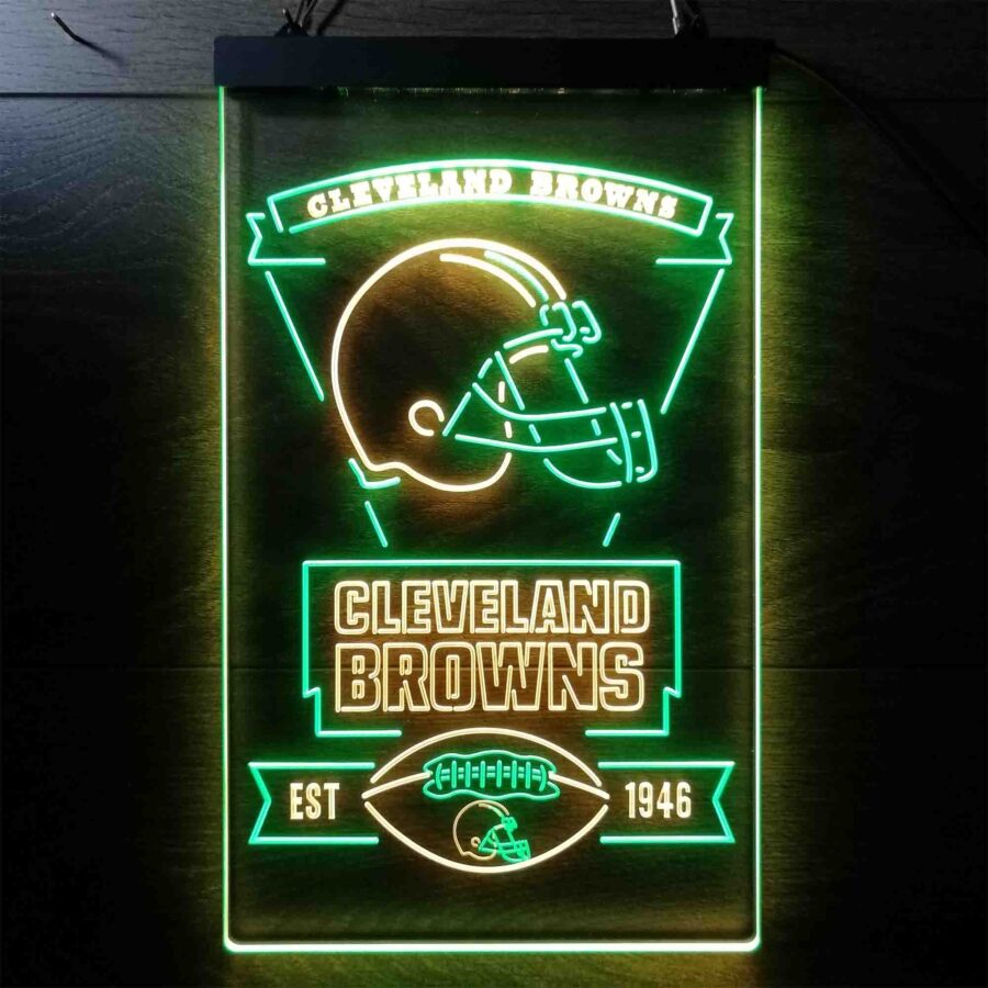 Cleveland Browns Est 1946 Led Neon Sign - Image 13