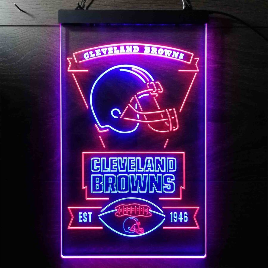 Cleveland Browns Est 1946 Led Neon Sign - Image 9