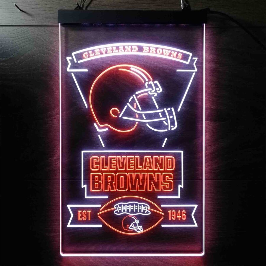 Cleveland Browns Est 1946 Led Neon Sign - Image 8