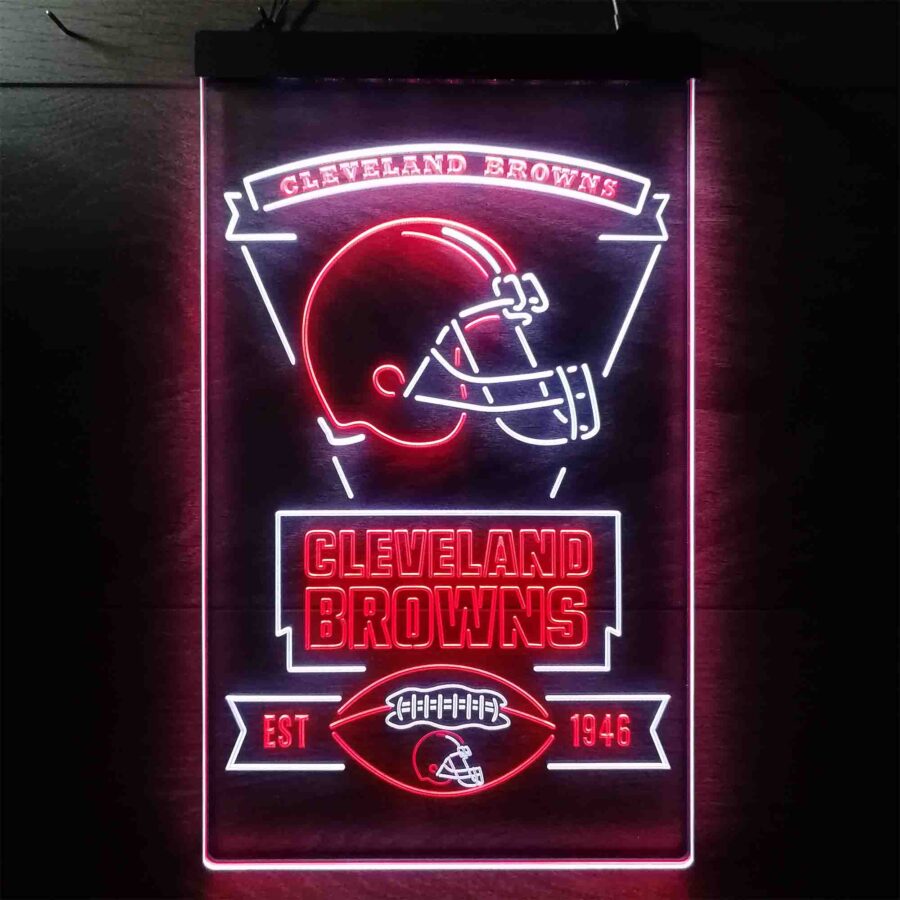 Cleveland Browns Est 1946 Led Neon Sign - Image 11