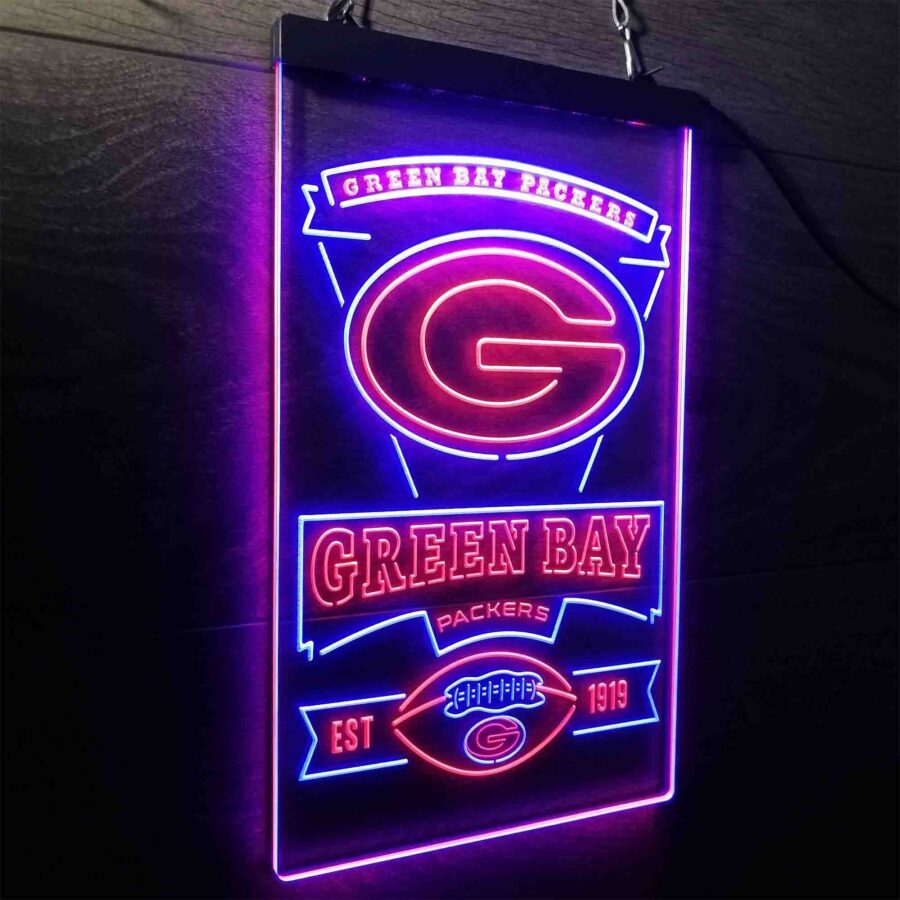 Green Bay Packers Memorabilia Neon Led Sign Limited Edition - Image 16