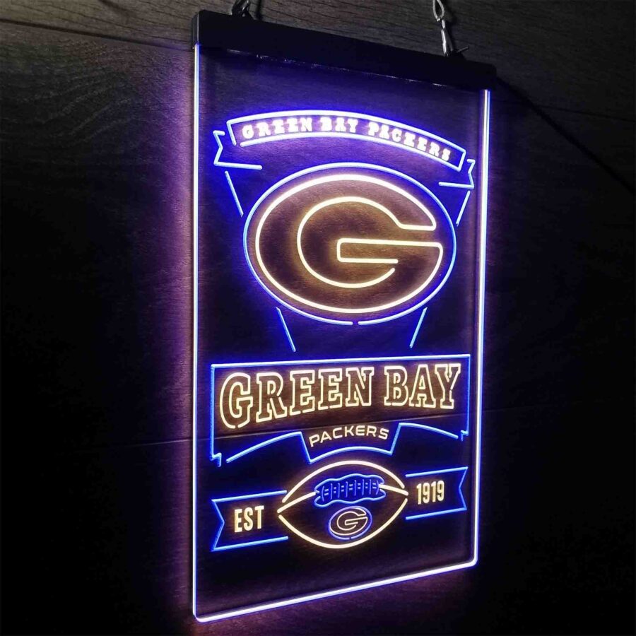 Green Bay Packers Memorabilia Neon Led Sign Limited Edition - Image 18