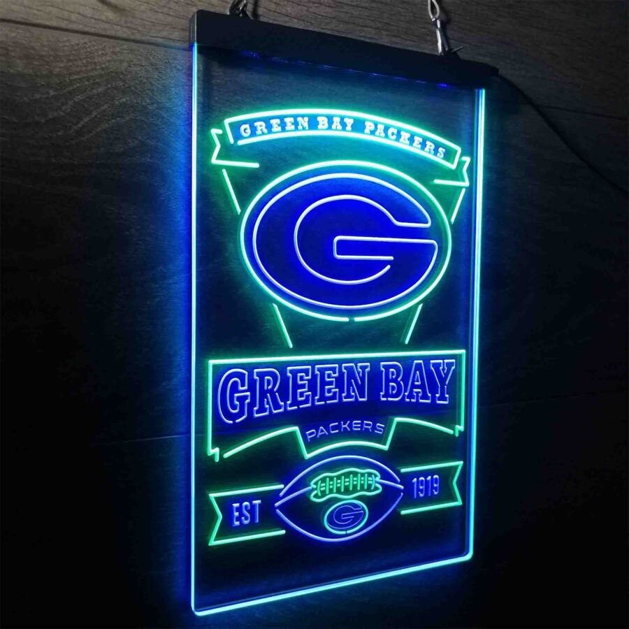 Green Bay Packers Memorabilia Neon Led Sign Limited Edition - Image 20