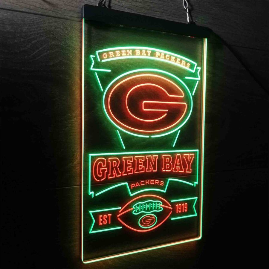 Green Bay Packers Memorabilia Neon Led Sign Limited Edition - Image 23