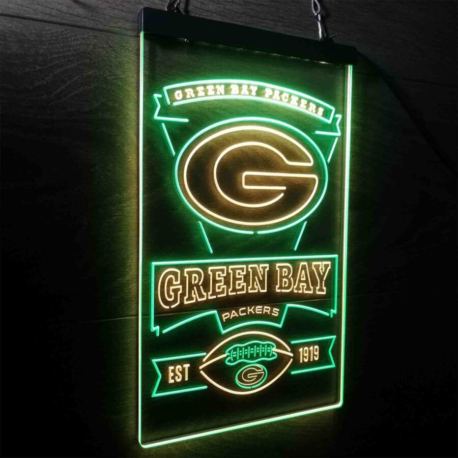 Green Bay Packers Memorabilia Neon Led Sign Limited Edition - Image 21