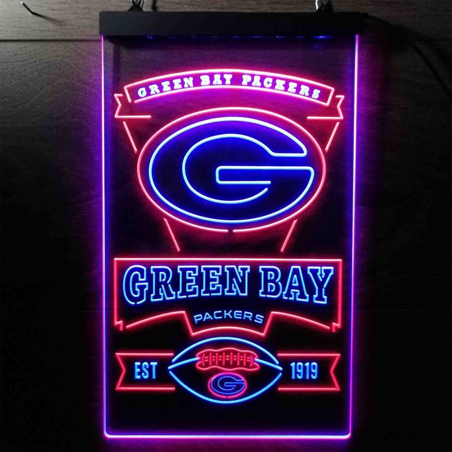 Green Bay Packers Memorabilia Neon Led Sign Limited Edition - Image 11