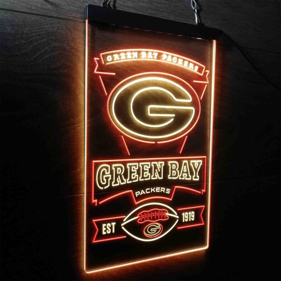 Green Bay Packers Memorabilia Neon Led Sign Limited Edition - Image 19