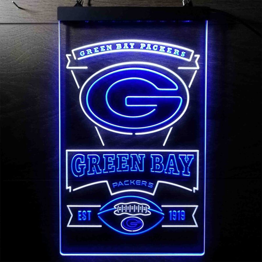 Green Bay Packers Memorabilia Neon Led Sign Limited Edition - Image 12