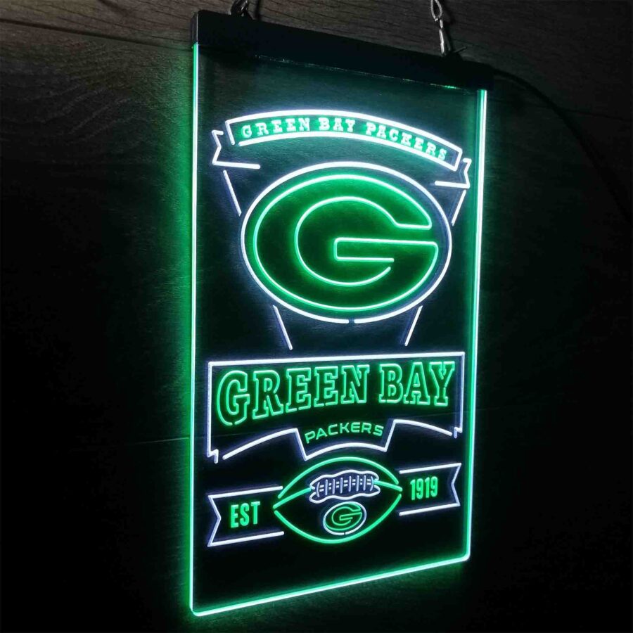 Green Bay Packers Memorabilia Neon Led Sign Limited Edition - Image 22