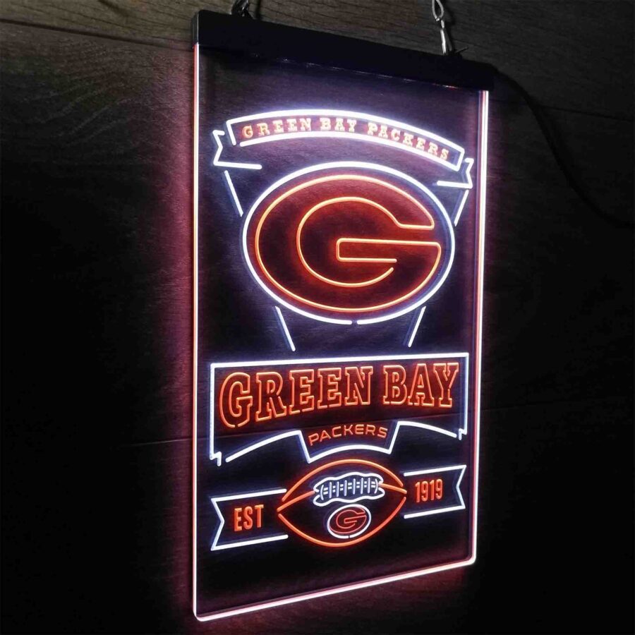 Green Bay Packers Memorabilia Neon Led Sign Limited Edition - Image 17