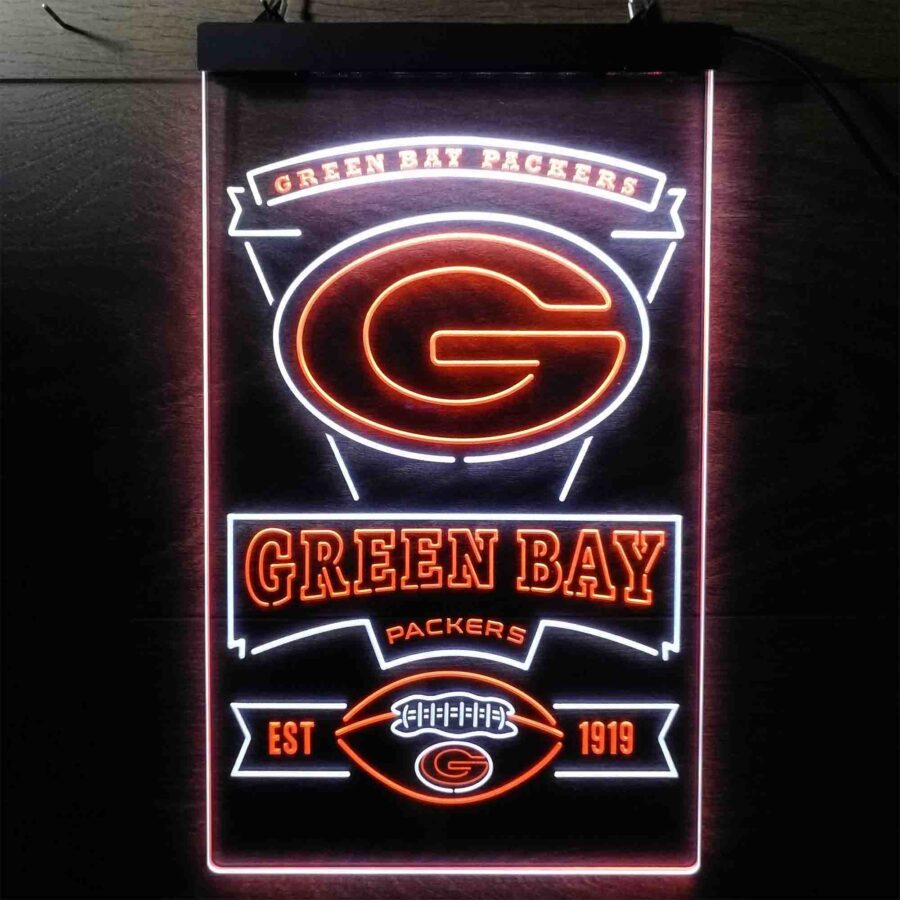 Green Bay Packers Memorabilia Neon Led Sign Limited Edition - Image 4