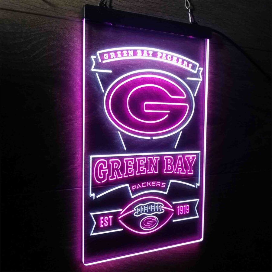 Green Bay Packers Memorabilia Neon Led Sign Limited Edition - Image 13