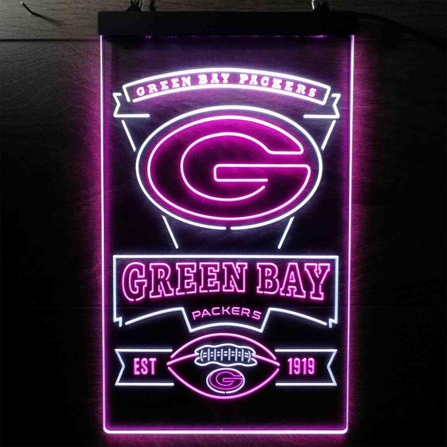 Green Bay Packers Memorabilia Neon Led Sign Limited Edition - Image 15