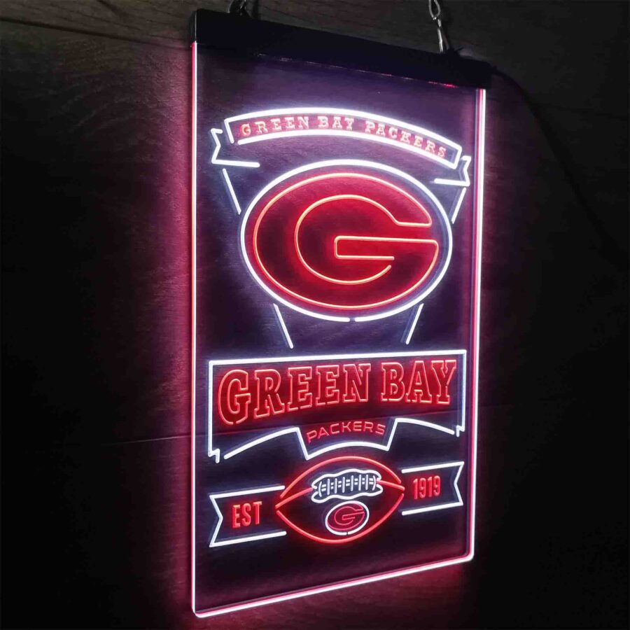 Green Bay Packers Memorabilia Neon Led Sign Limited Edition - Image 24