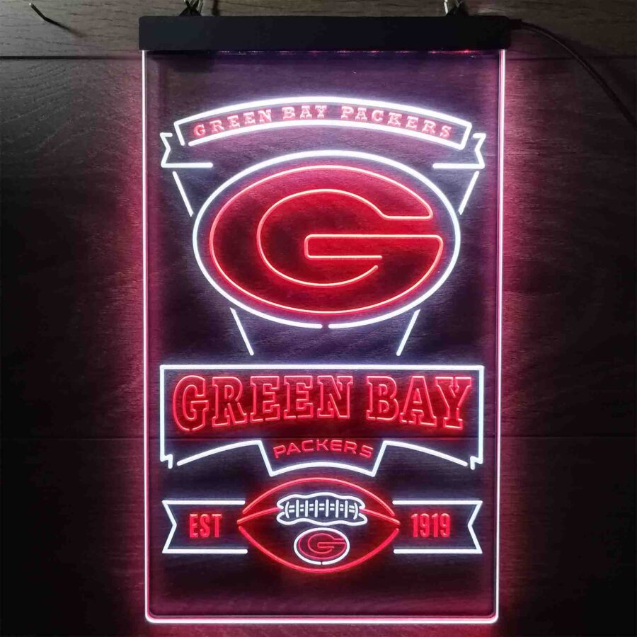 Green Bay Packers Memorabilia Neon Led Sign Limited Edition - Image 10