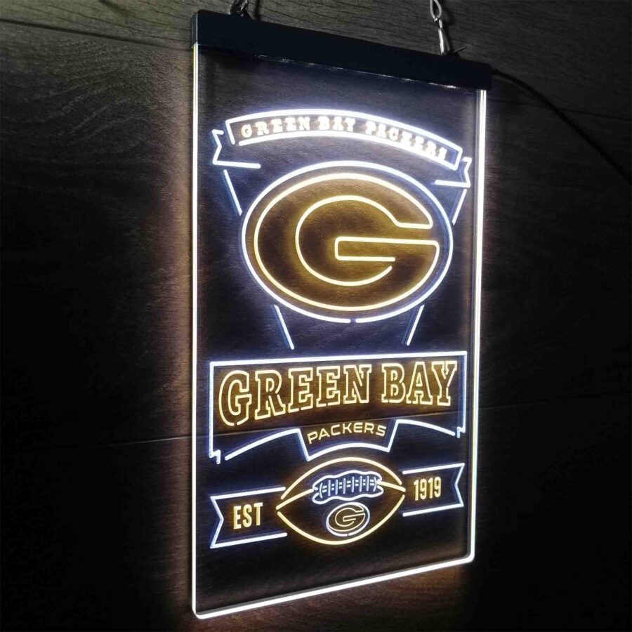 Green Bay Packers Memorabilia Neon Led Sign Limited Edition - Image 14