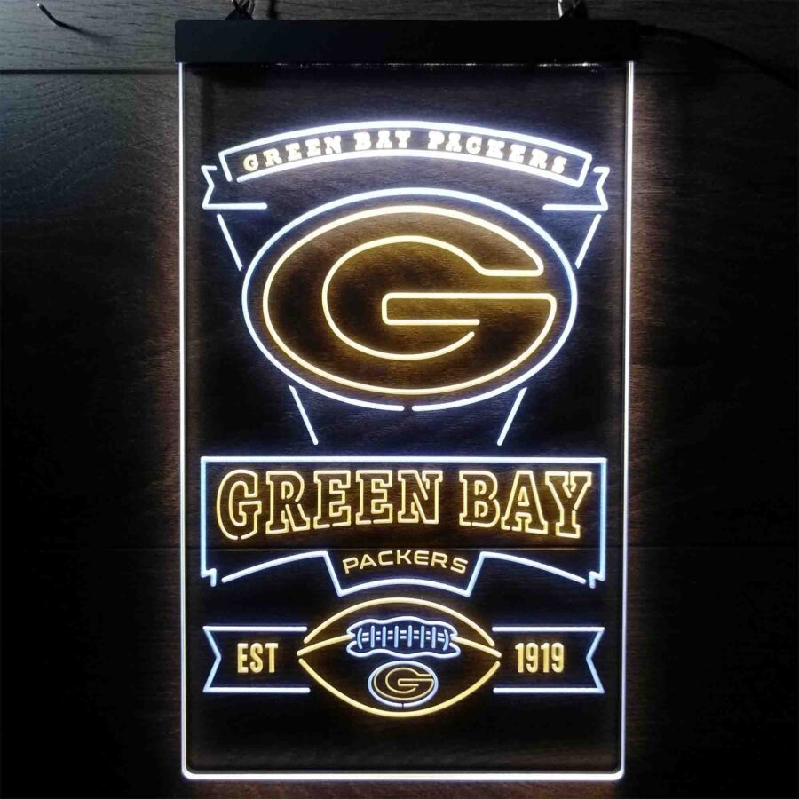 Green Bay Packers Memorabilia Neon Led Sign Limited Edition - Image 2