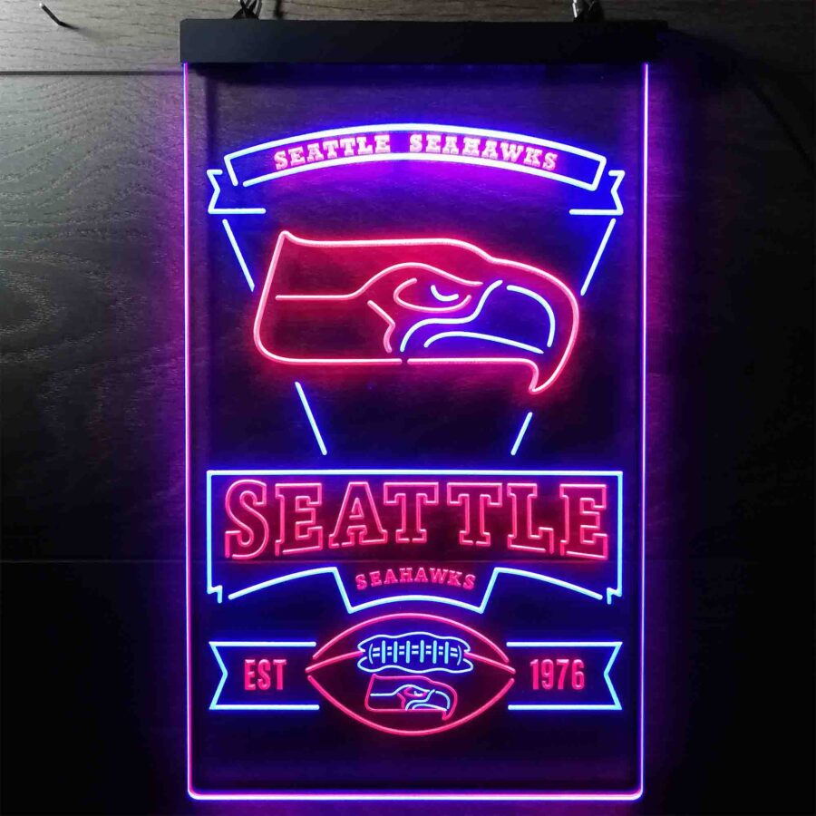Seattle Seahawks Est 1976 Led Neon Sign - Image 10