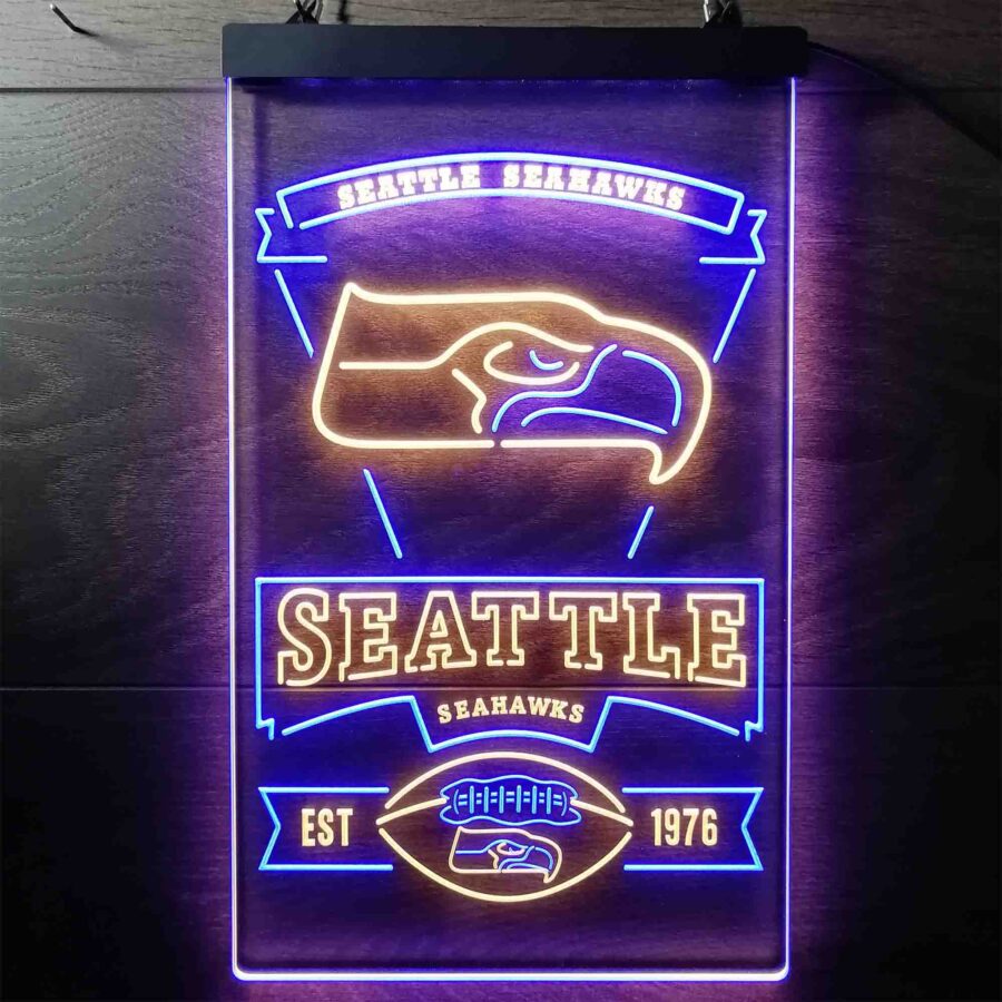 Seattle Seahawks Est 1976 Led Neon Sign - Image 11