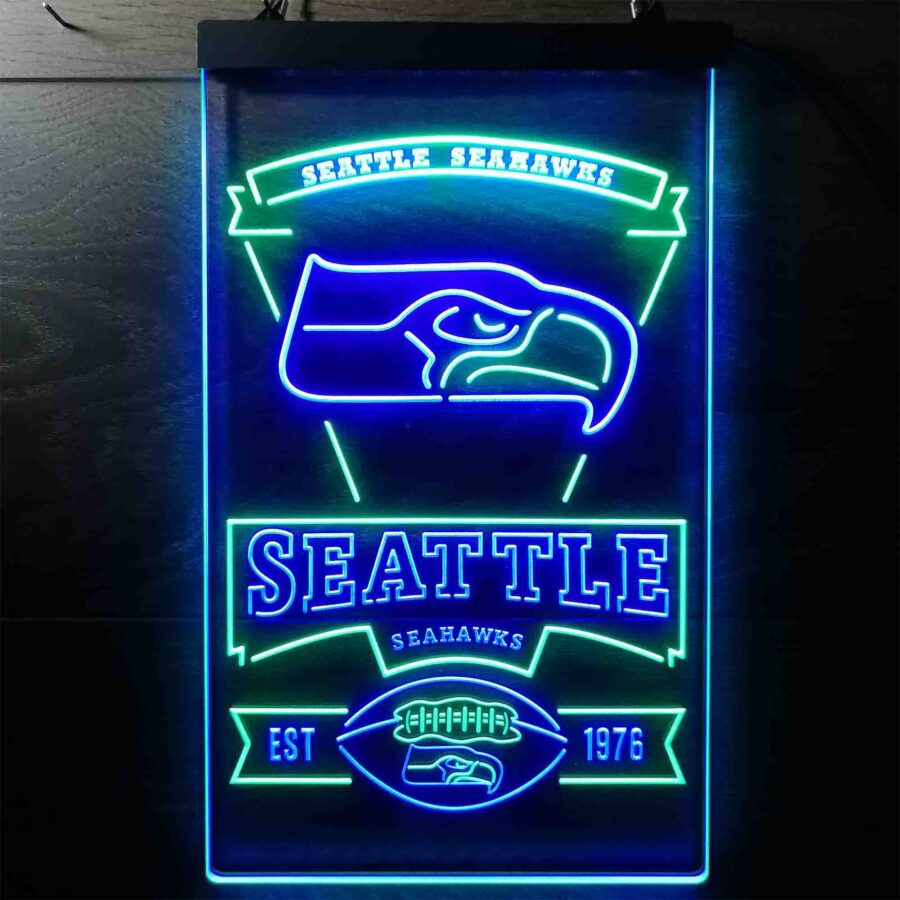 Seattle Seahawks Est 1976 Led Neon Sign - Image 12