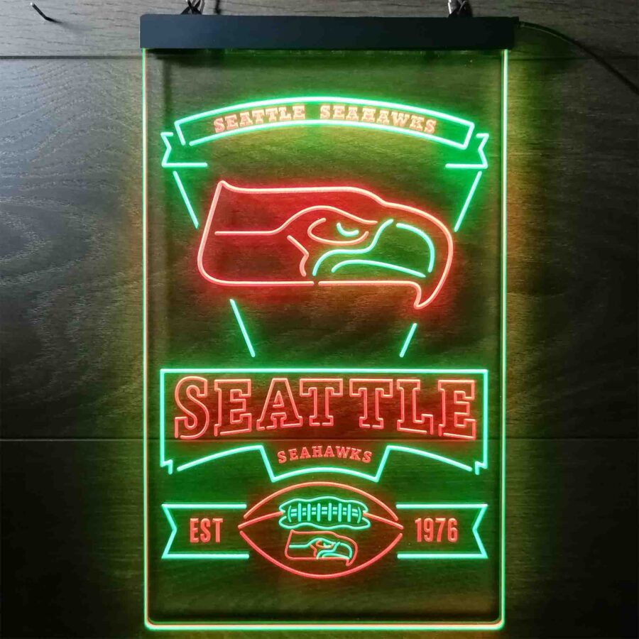 Seattle Seahawks Est 1976 Led Neon Sign - Image 5