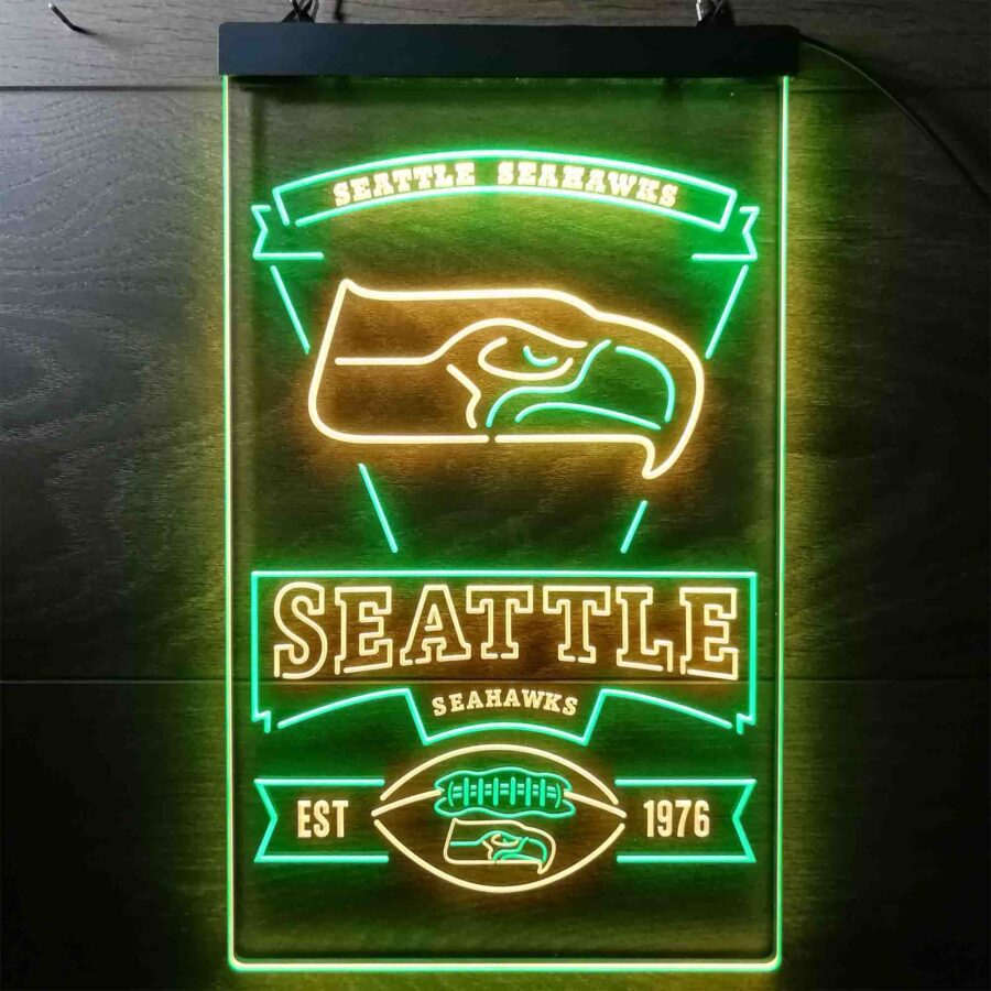 Seattle Seahawks Est 1976 Led Neon Sign - Image 13