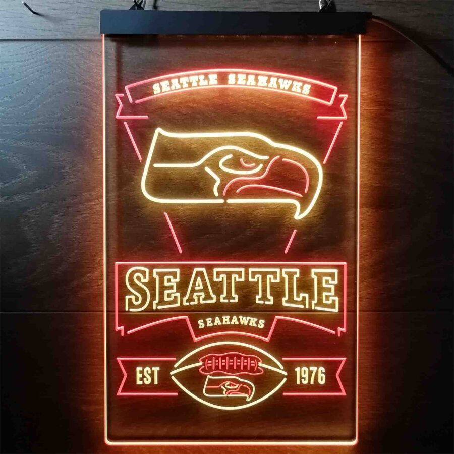 Seattle Seahawks Est 1976 Led Neon Sign - Image 6