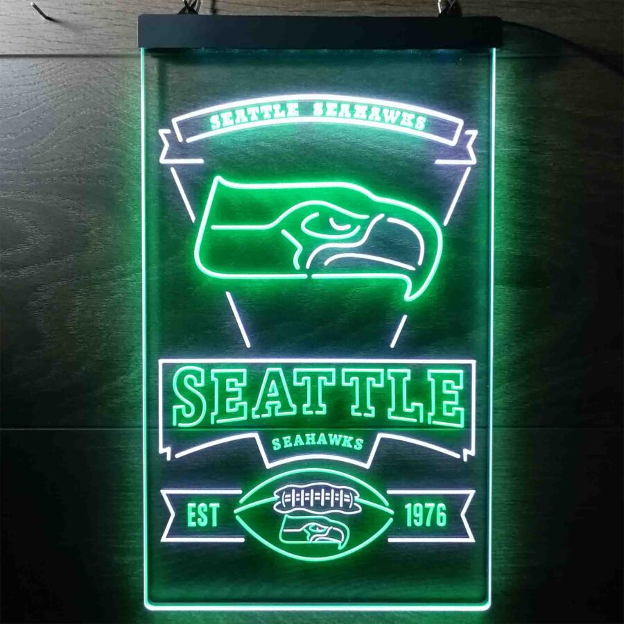 Seattle Seahawks Est 1976 Led Neon Sign - Image 4